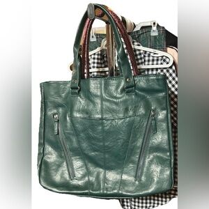 mark. Stylish Green Tote Bag